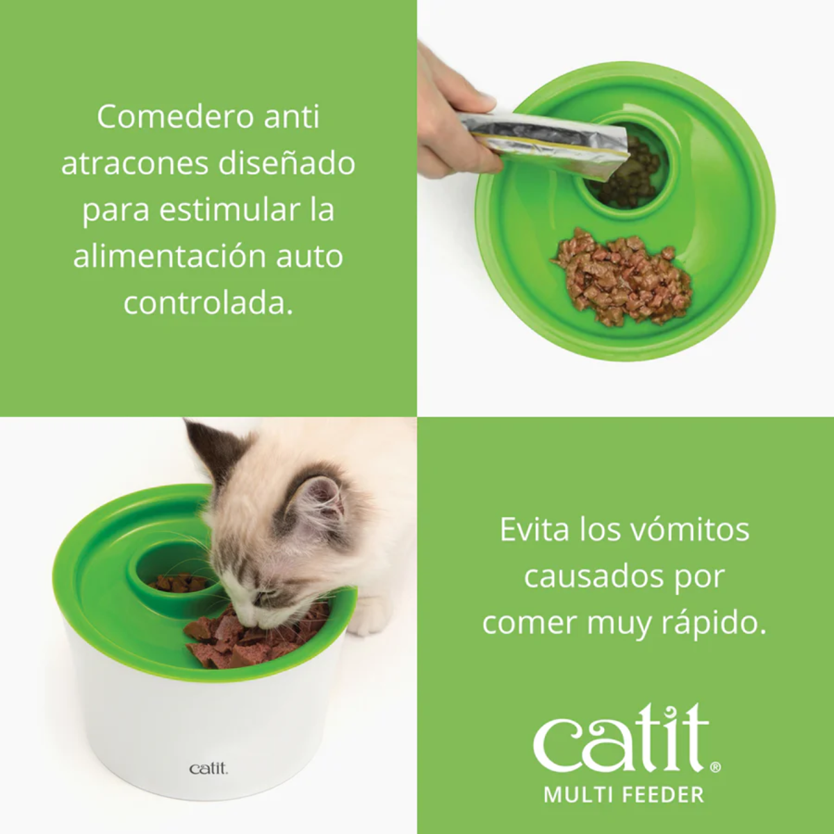 Comedero antivoracidad Catit Multi Feeder