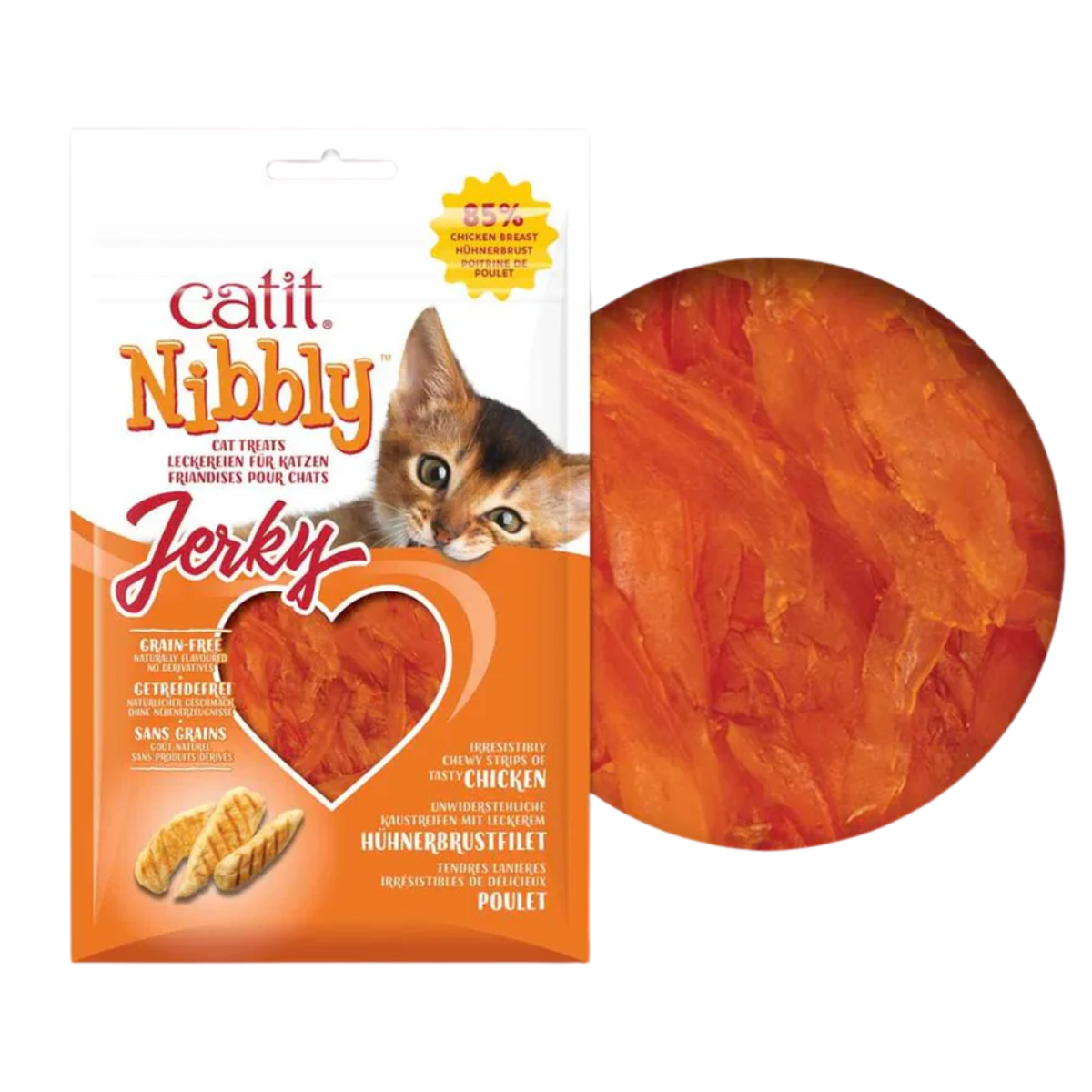 Snacks masticables Catit Nibbly Jerky