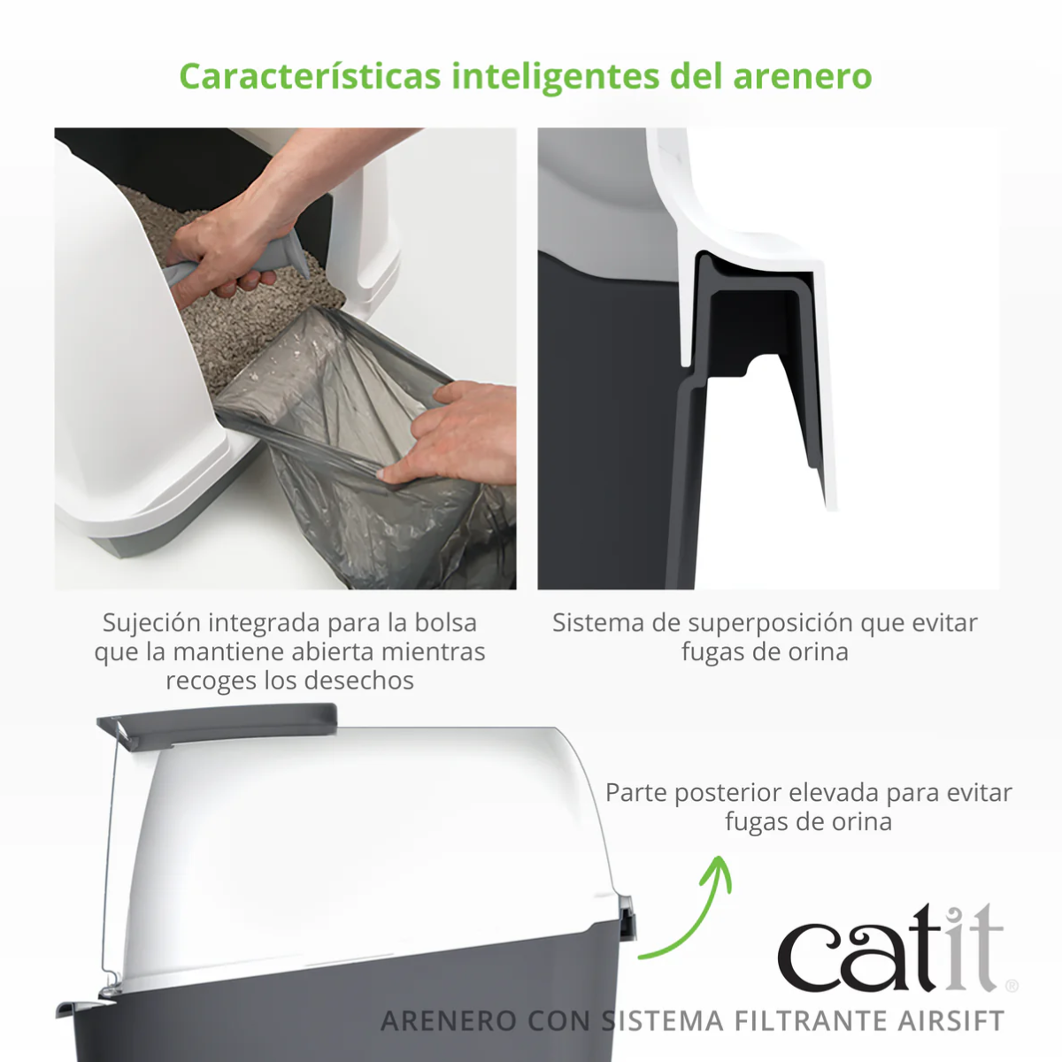 arenero control de olores catit