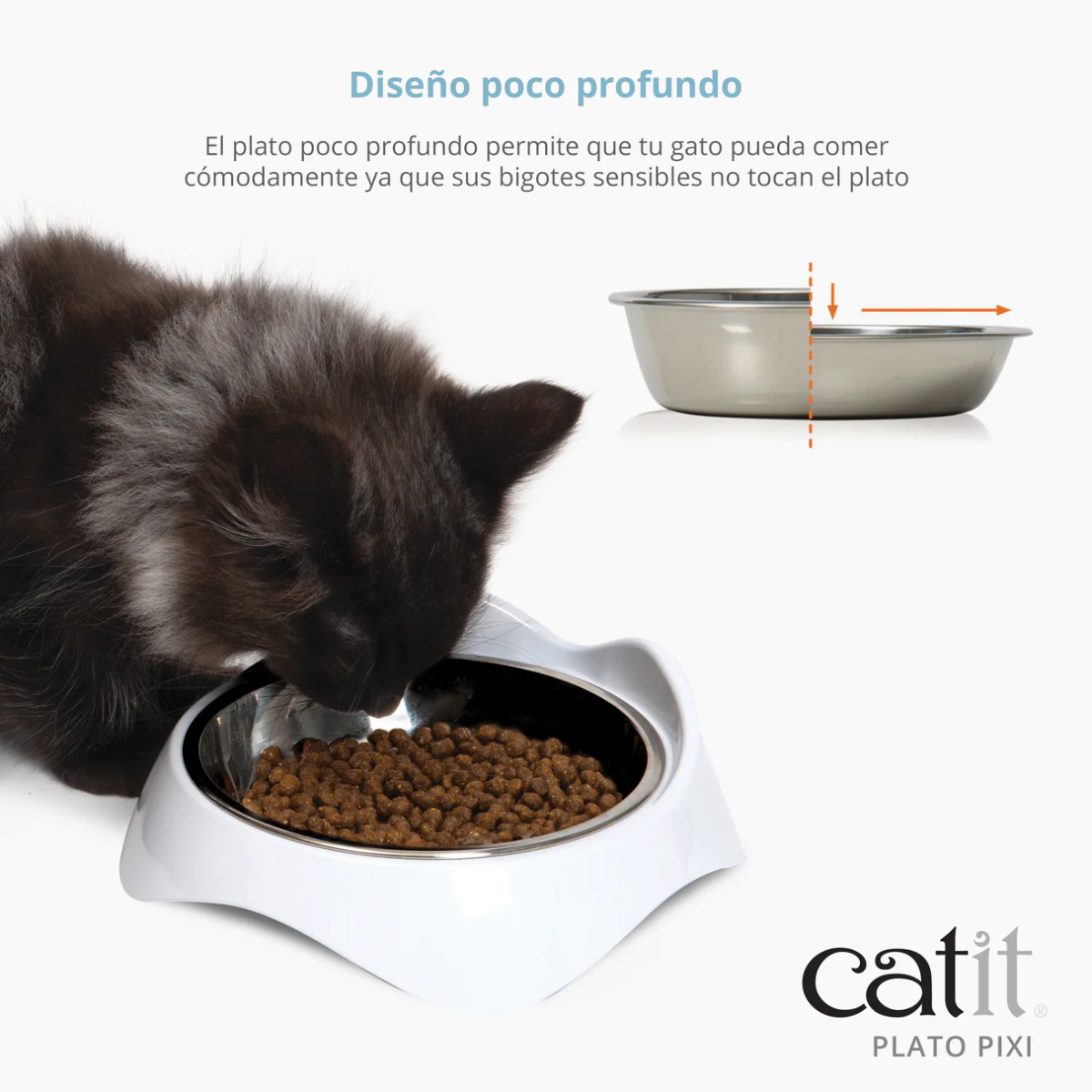 comedero catit inoxidable