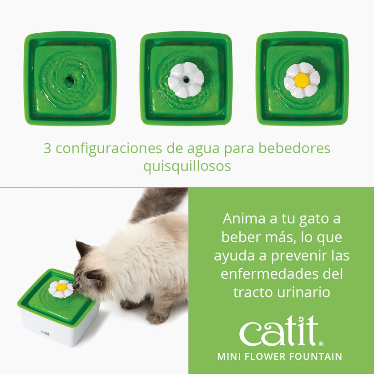fuente flor catit pixi