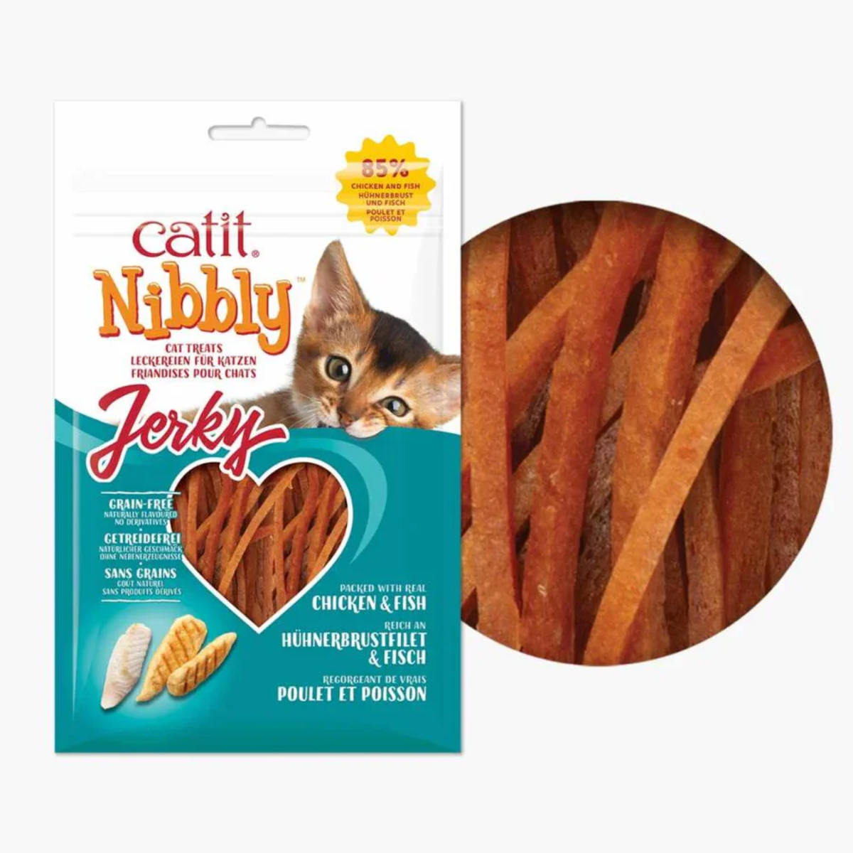 nibbly pollo y pescado