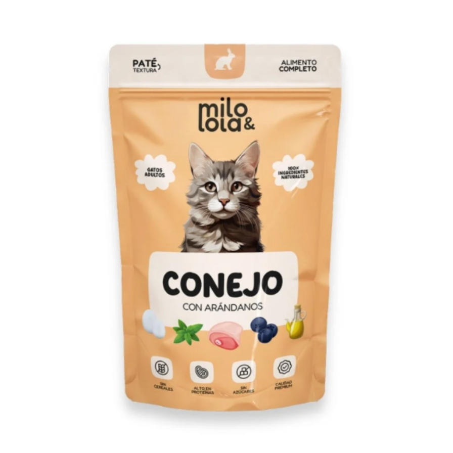 milo y lola conejo con arándanos