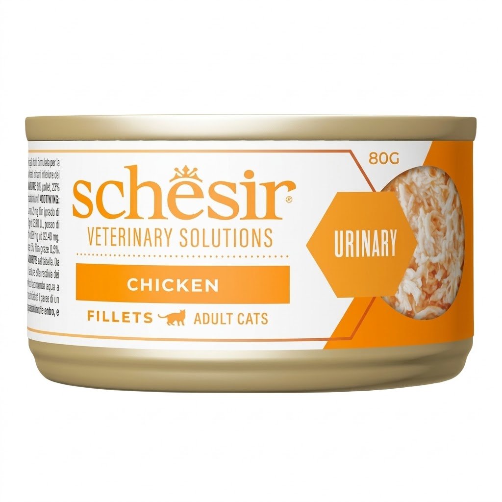 Schesir CAT VET URINARY FIletes Caldo de Pollo